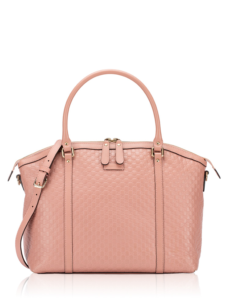 Microguccissima Large Dome Satchel Pink