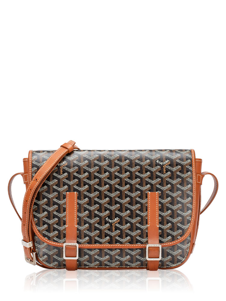 Goyardine Belvedere MM Messenger Black Gold