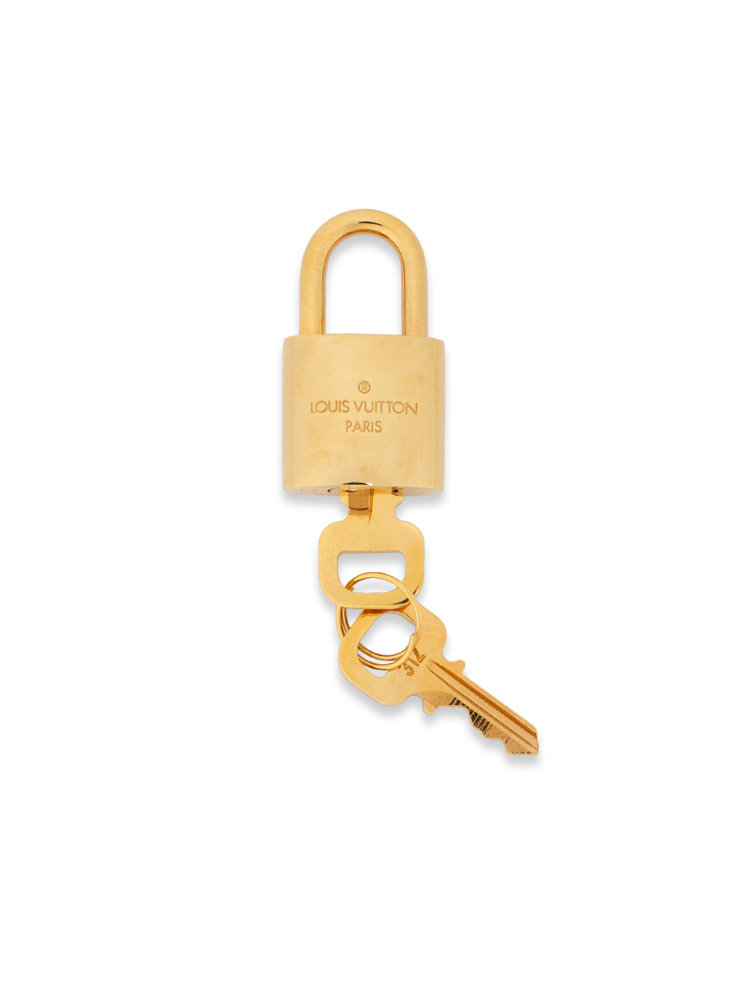 Brass Lock and Key Set Gold #312