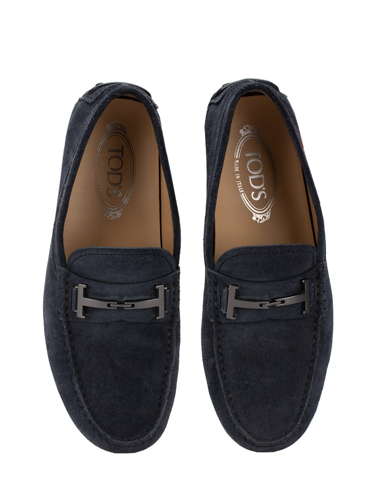 Suede City Gommino Drivers Navy Sz 6.5