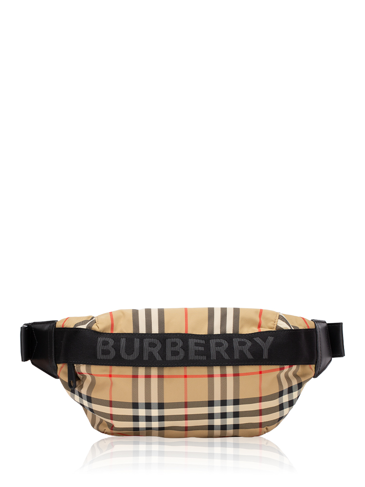 Vintage Check Nylon Sonny Bum Bag Archive Beige