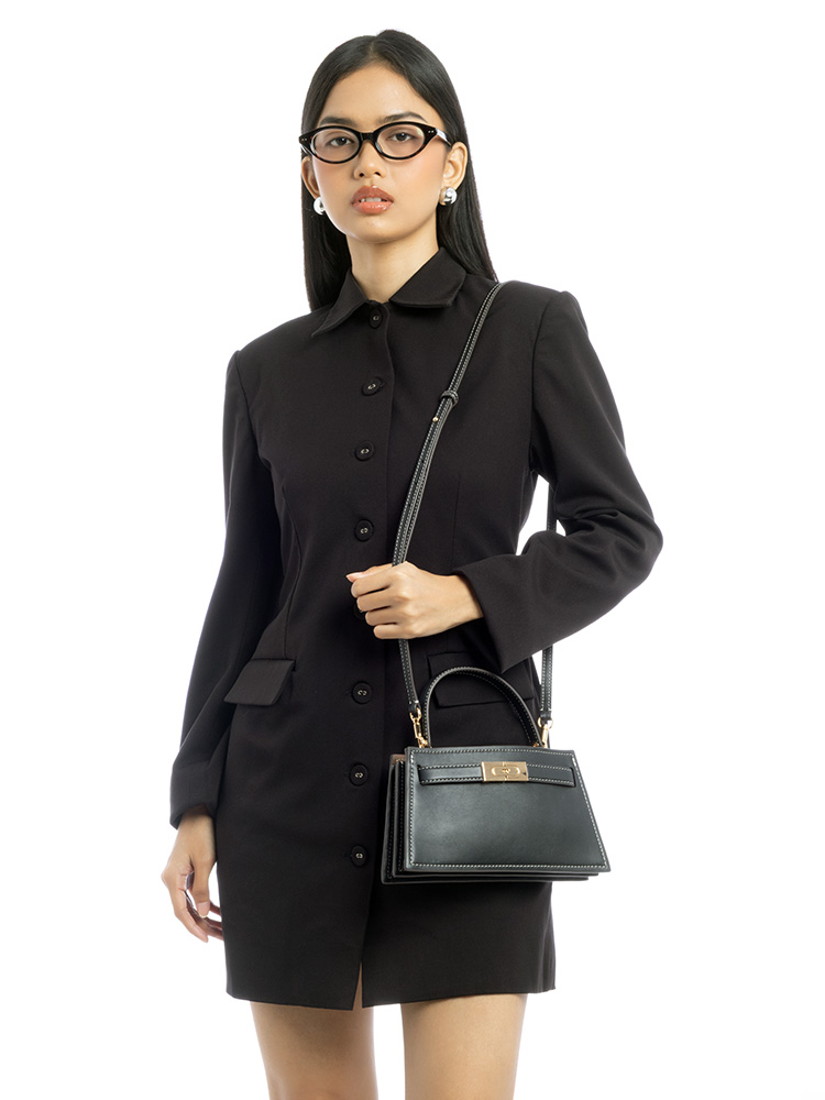 Lee Radziwill Mini Top Handle Black