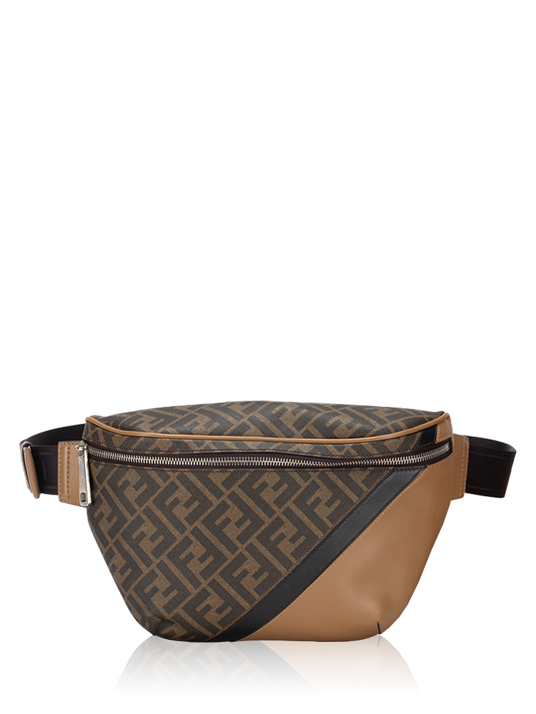 Vitello Liberty FF1974 Diagonal Belt Bag Tobacco Miele