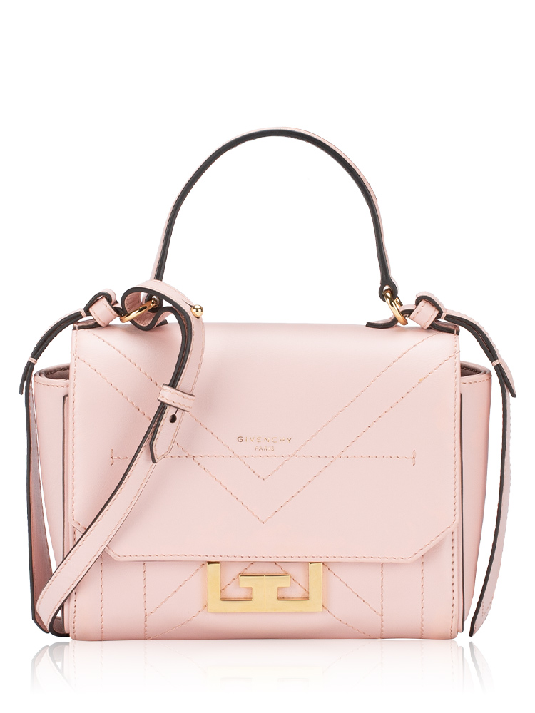 Calfskin Eden Mini Top Handle Pink