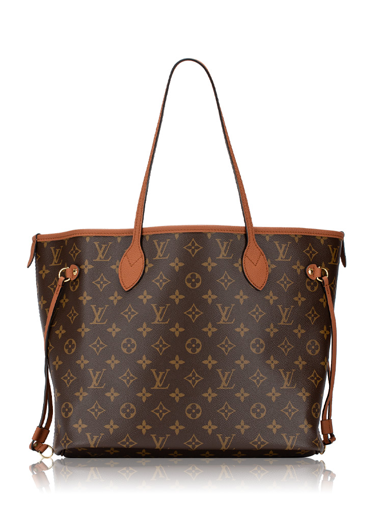 Monogram Calfskin Neo Neverfull Inside Out MM Tan