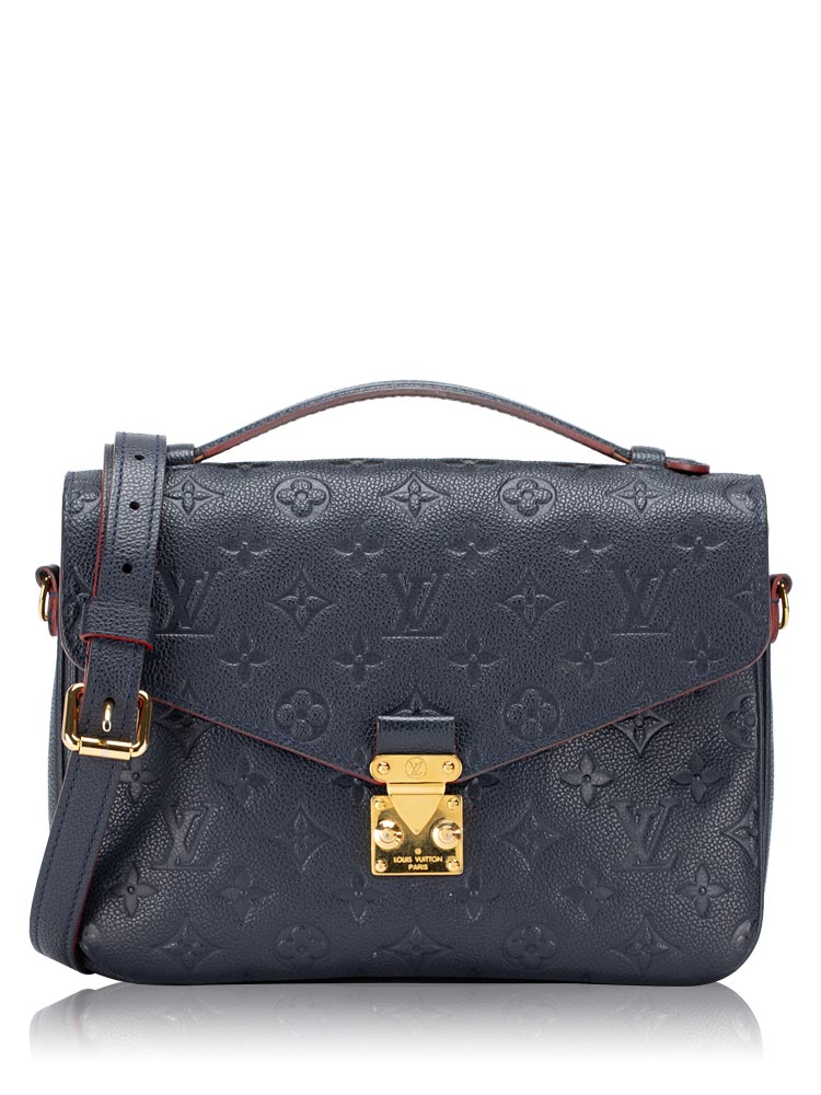 Monogram Empreinte Pochette Metis Marine Rouge