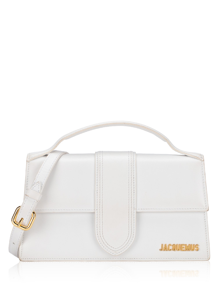 Calfskin Le Grand Bambino Top Handle Bag White