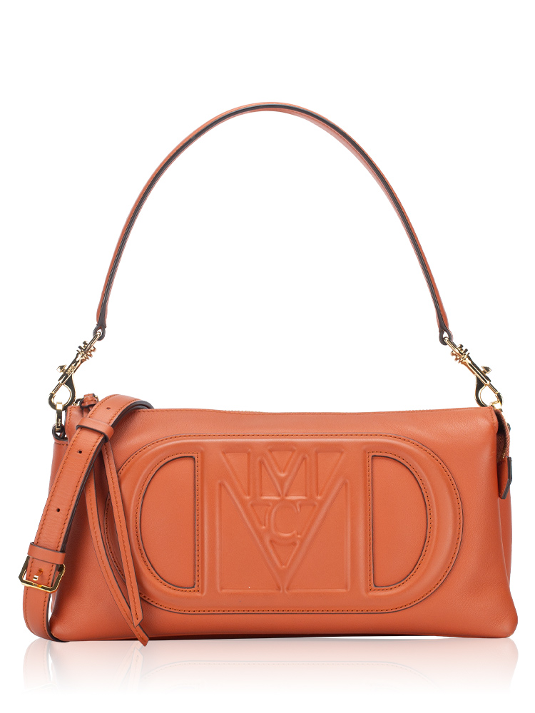Calfskin Mode Travia Small Shoulder Bag Bombay Brown