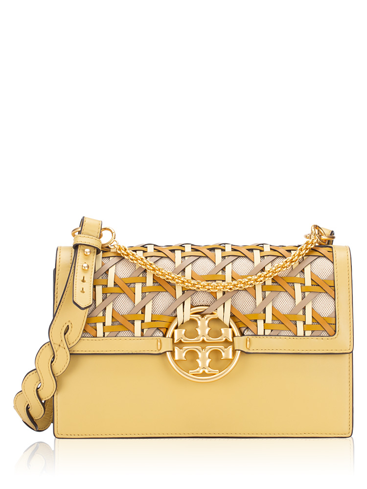 Miller Basketweave Shoulder Bag Cornbread
