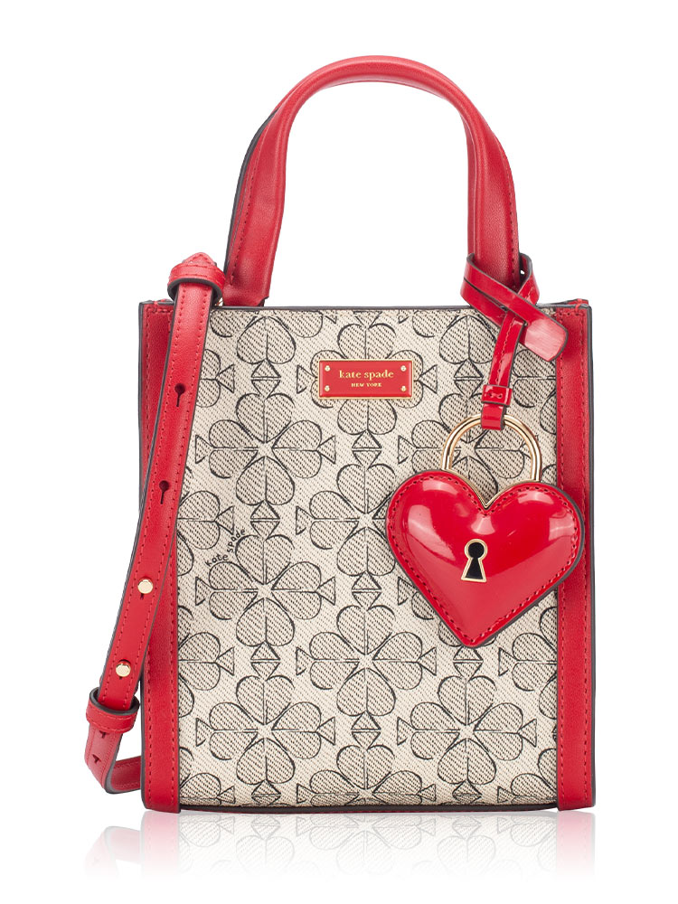 Manhattan Valentine Day Spade Flower Mini Tote Cherry