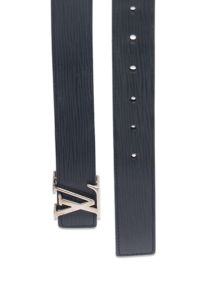 Epi 30mm LV Initiales Belt Noir Sz 95