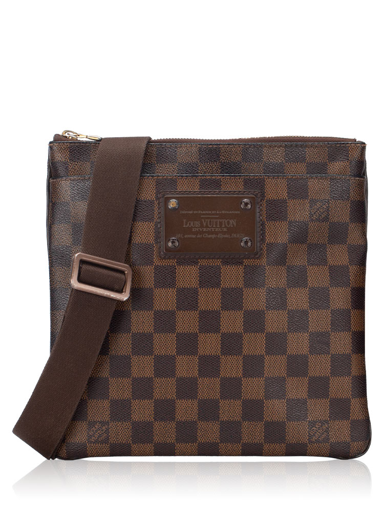 Damier Ebene Brooklyn Flat Crossbody
