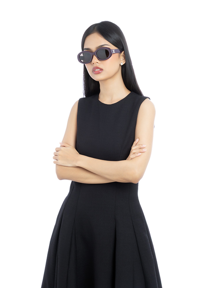 CL40194U Triomphe 01 Sunglasses Purple