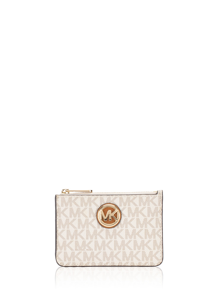 Fulton ID Coin Pouch Vanilla Acorn