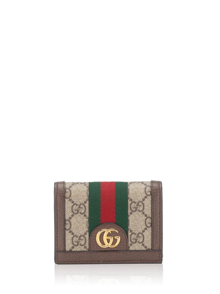 GG Supreme Web Ophidia Mini Wallet Beige Ebony New Acero