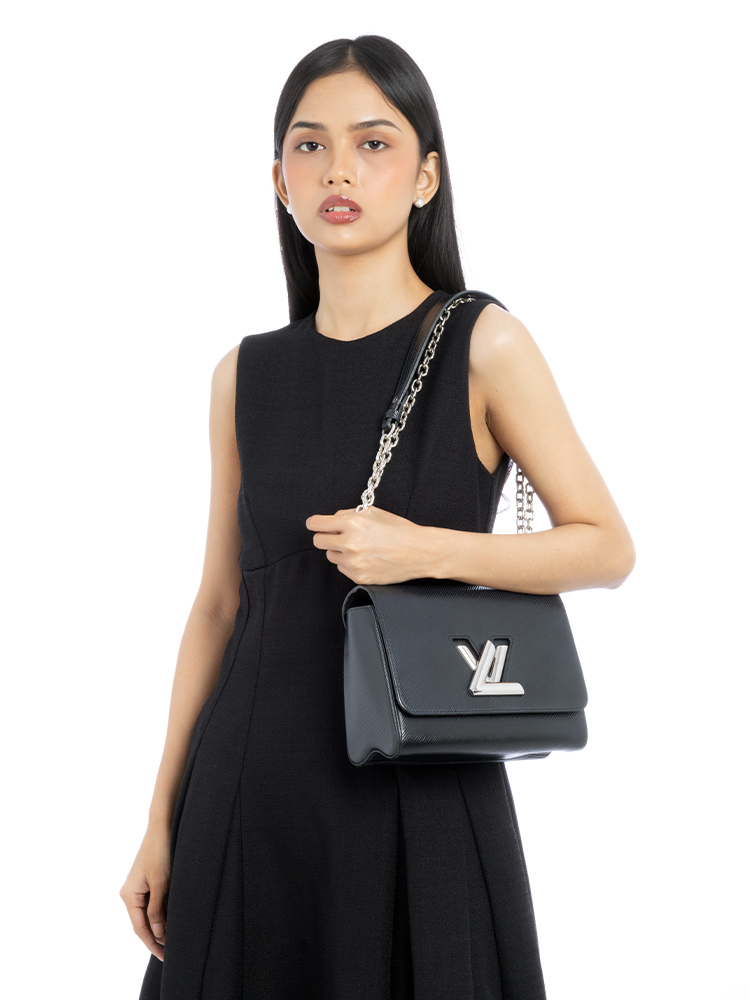 Epi Twist MM Shoulder Bag Noir