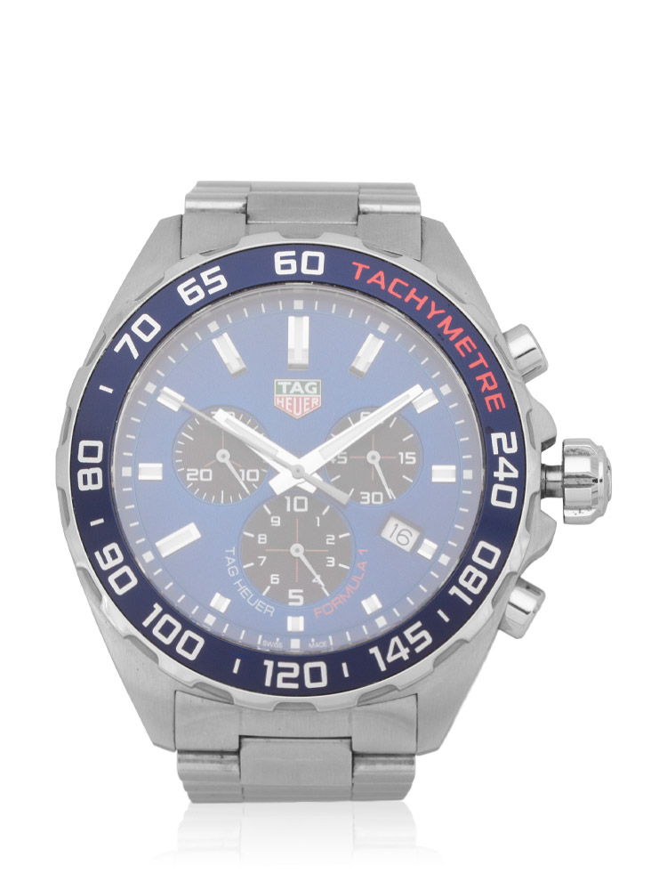 F1 X Red Bull Racing Chronograph 43mm Watch Silver Blue