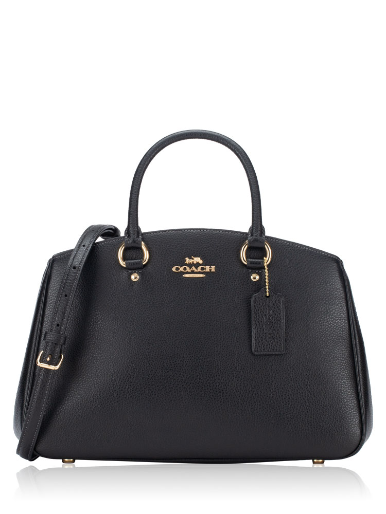CAL56 Savannah Leather Carryall Black