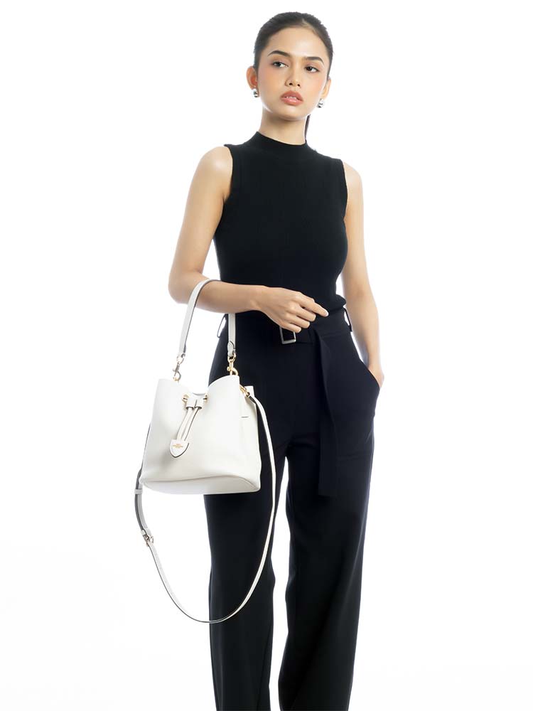 CBH06 Rowan Bucket Bag Chalk