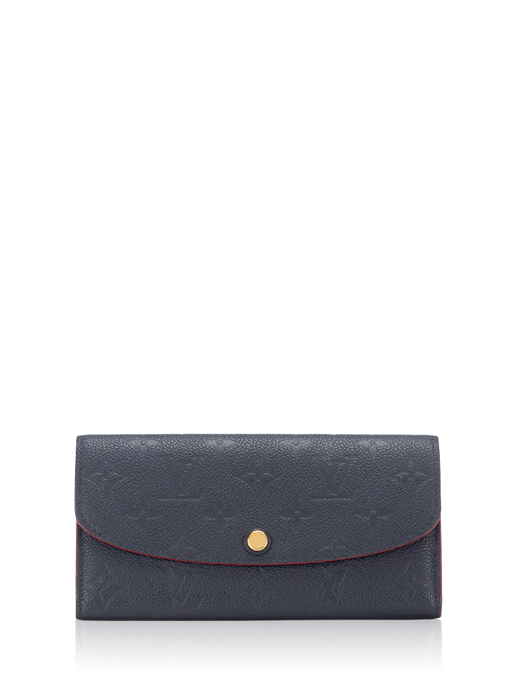 Monogram Empreinte Emilie Marine Rouge
