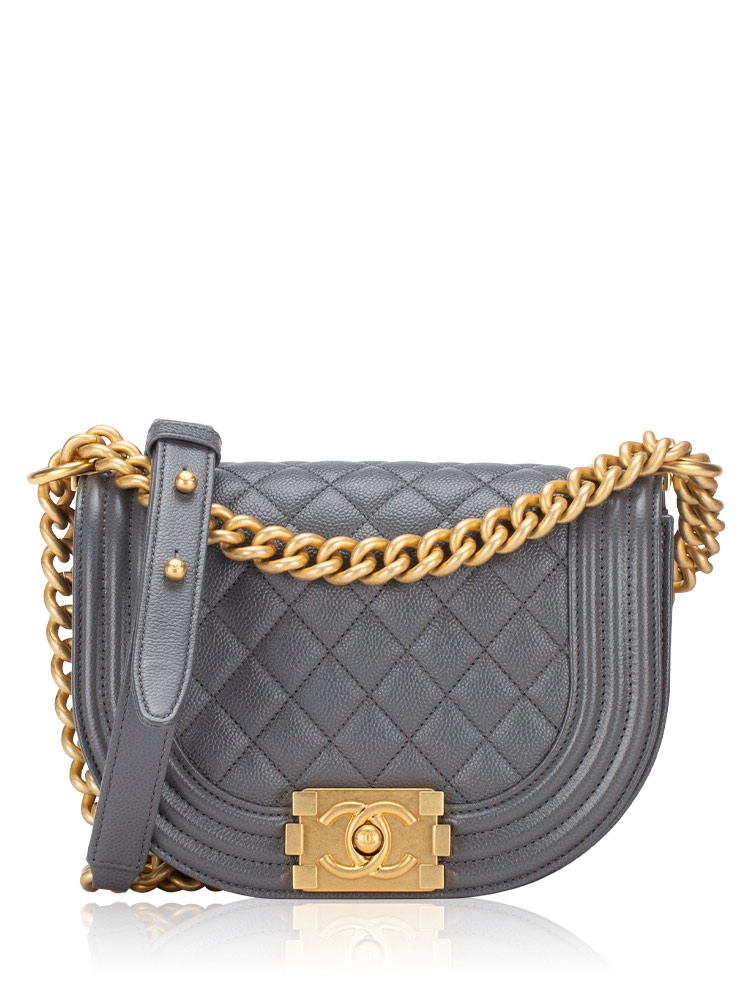 Caviar Boy Small Messenger Dark Grey