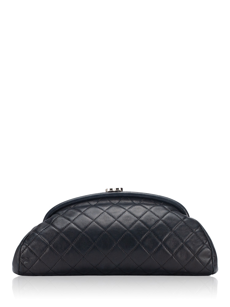 Lambskin Timeless Clutch Black