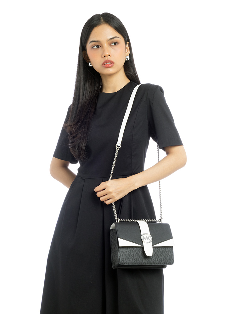 Signature Greenwich Colorblock Small Crossbody Black Multi