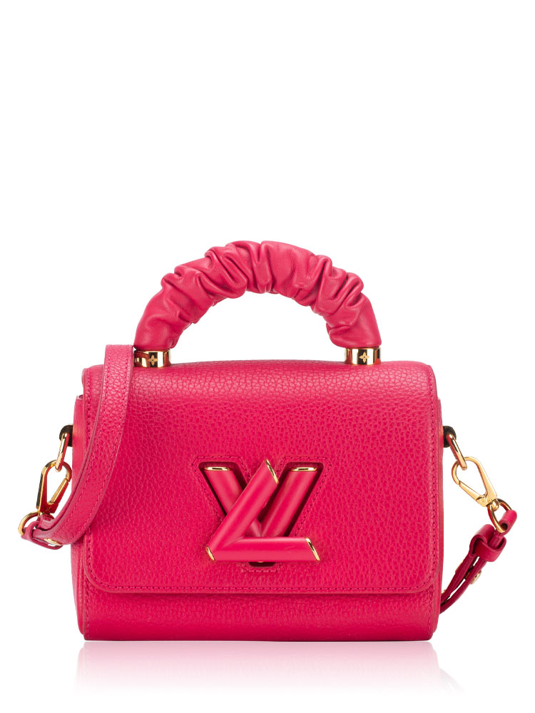 Taurillon Scrunchie Twist PM Pondichery Pink