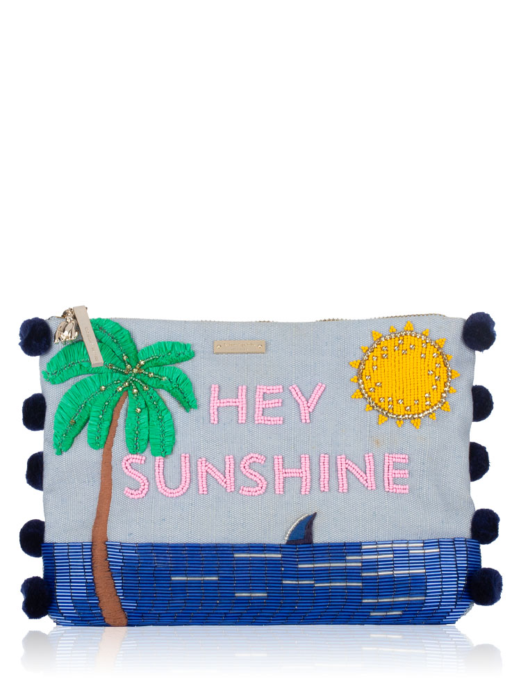 Hey Sunshine Embellished Clutch Multi