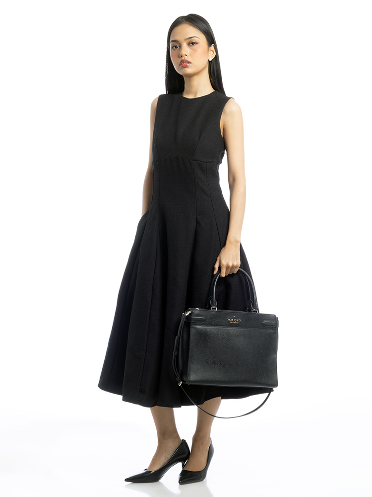 Staci Large Satchel Black