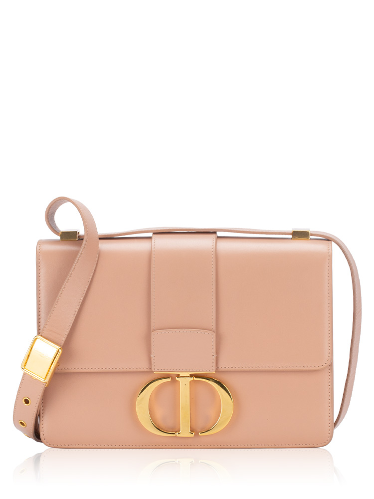 Box Calfskin 30 Montaigne Flap Bag Rose Des Vents