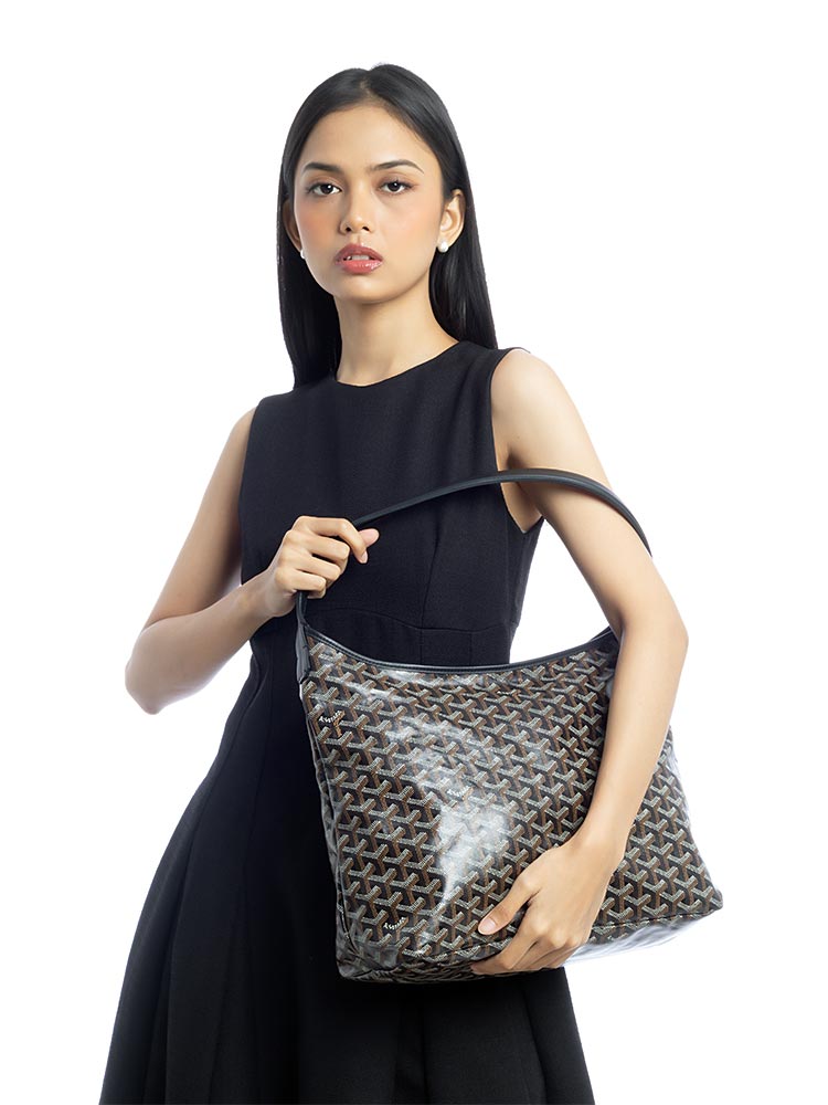 Goyardine Boheme PM Hobo Black