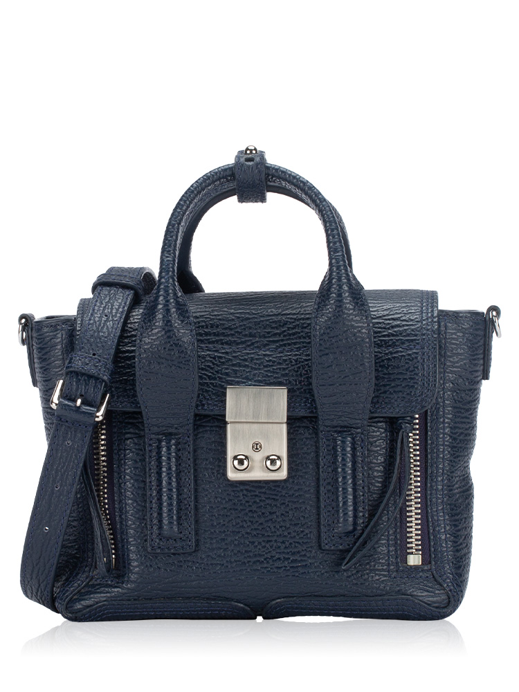 Textured Calfskin Mini Pashli Ink