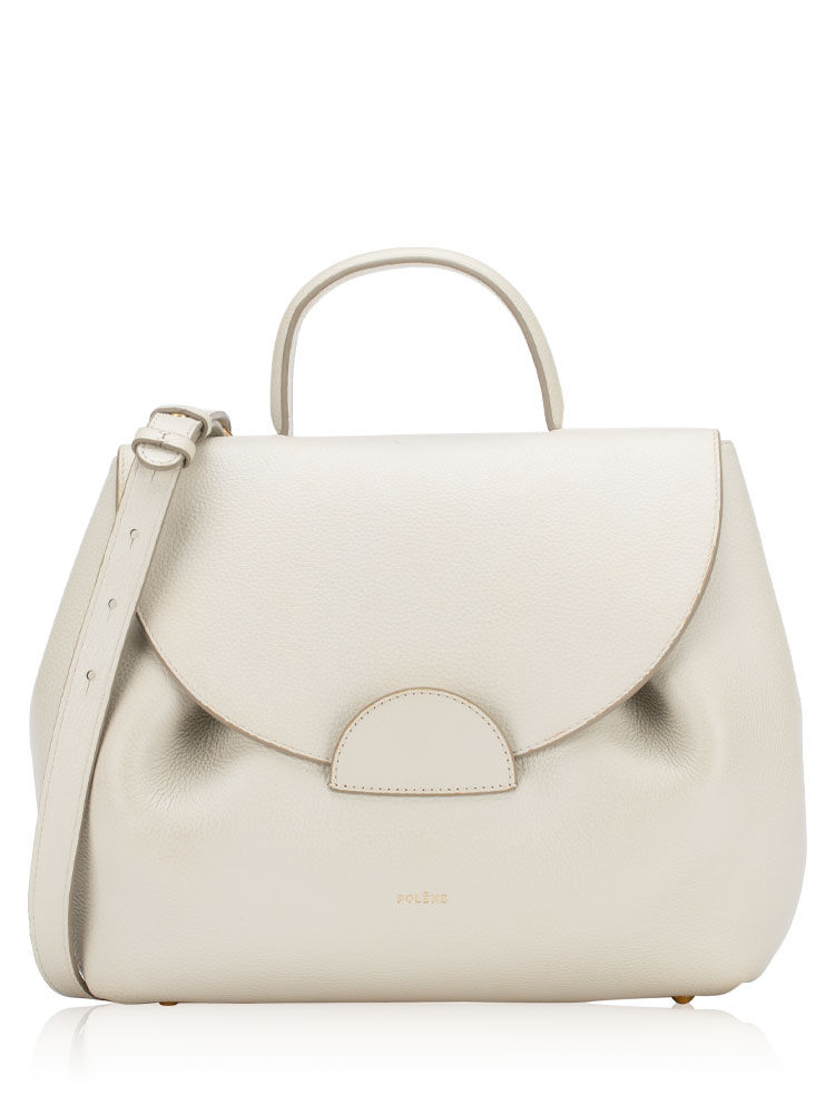 Textured Calfskin Numero Un Chalk