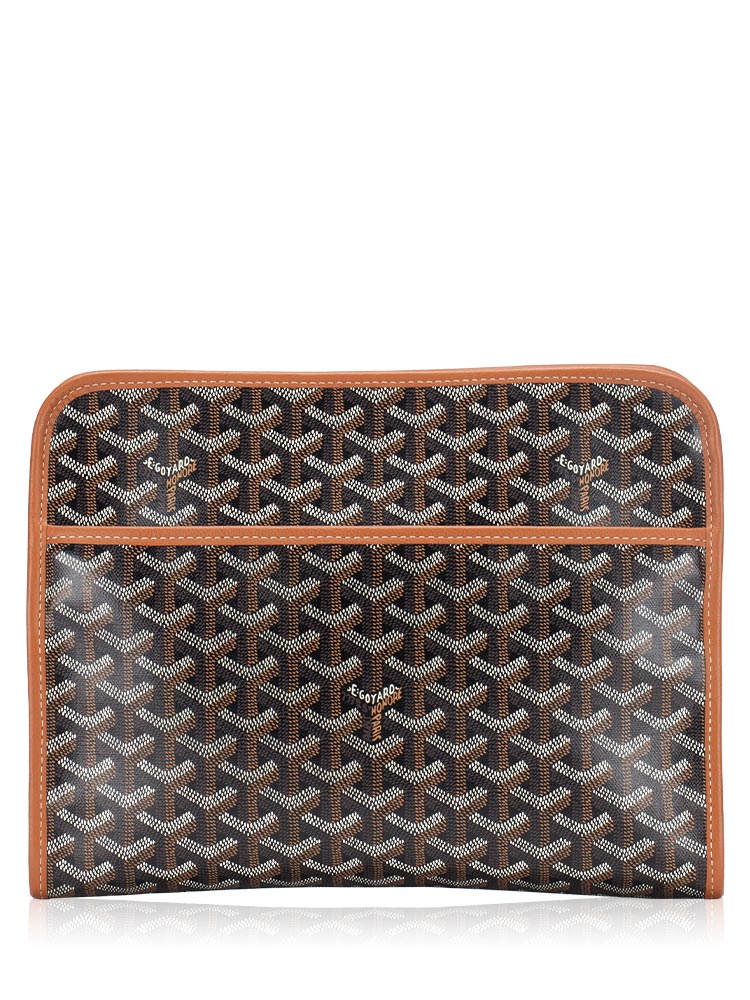 Goyardine Jouvence GM Toiletry Pouch Black Gold