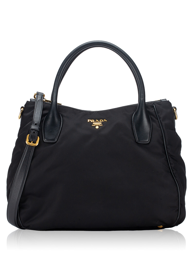 BR4992 Tessuto Soft Calf Sacca 2 Manici Nero