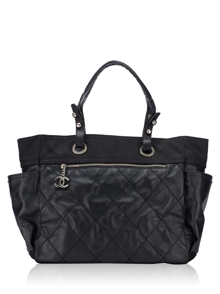 Paris Biarritz Grand Shopping Tote Black
