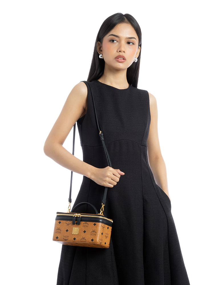 Visetos Rockstar Vanity Crossbody Cognac Black