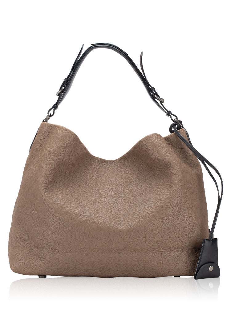 Monogram Lambskin Antheia Hobo GM Fumee