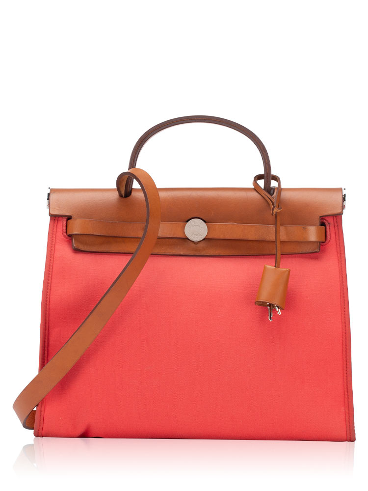 Vache Hunter Toile Herbag Zip 31 PM Bougainvillea