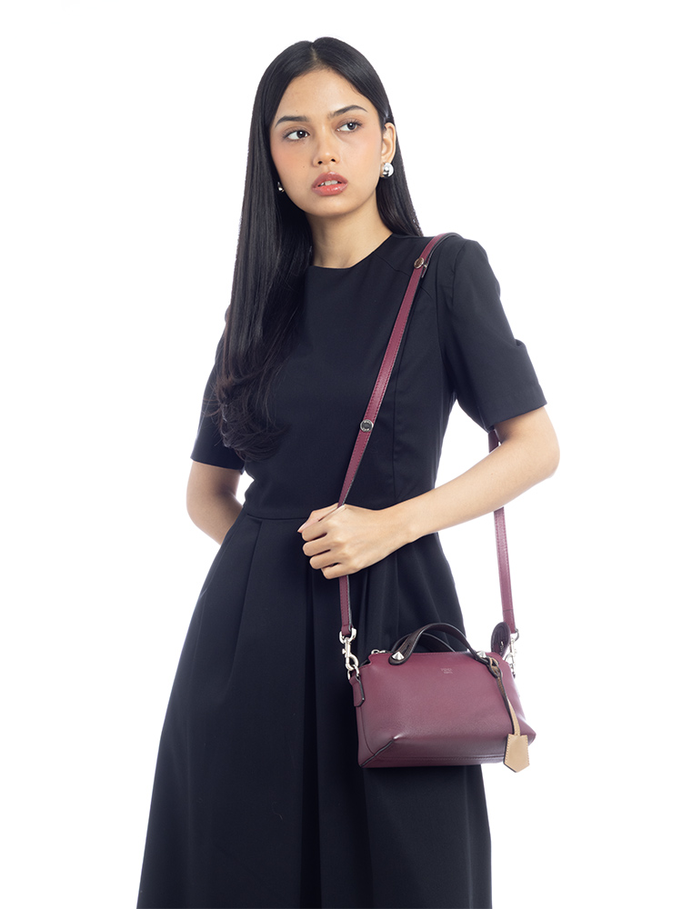 Vitello Dolce Mini By The Way Burgundy Brown