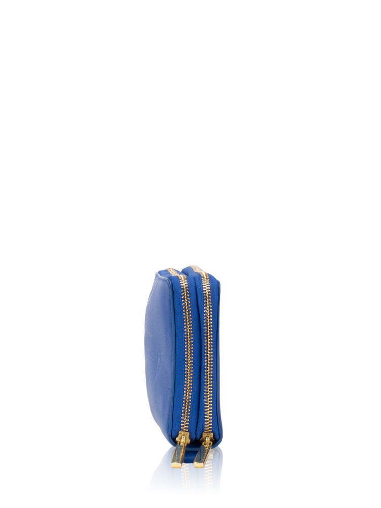 Tory Burch Landon Large Travel Wallet Jelly Blue - Clutches Used