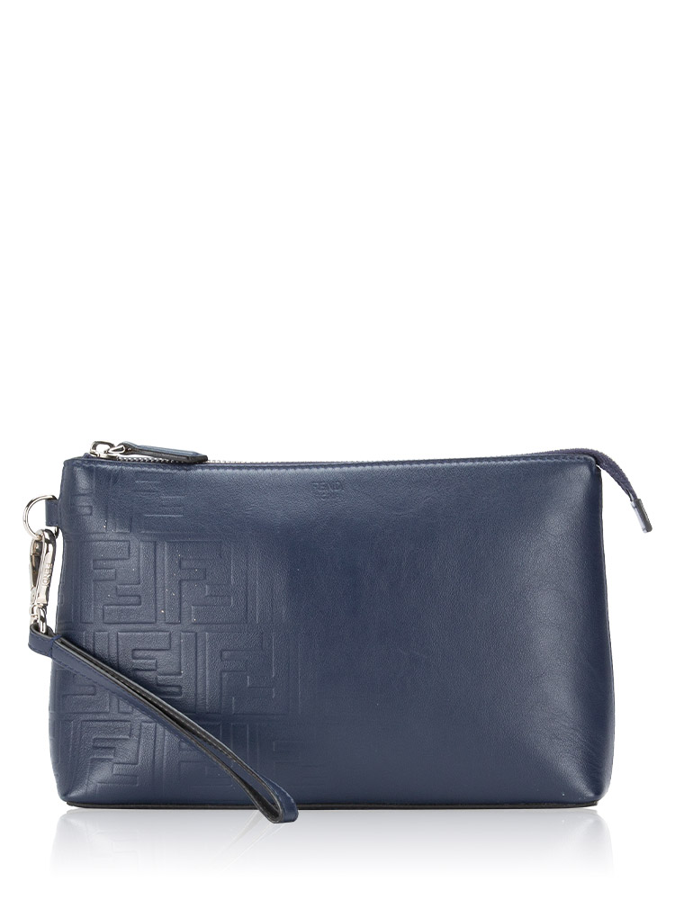 Vitello Grace FF Gradient Medium Pouch Blueberry
