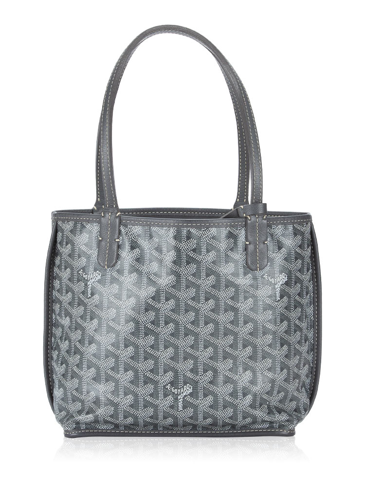 Goyardine Reversible Mini Anjou Grey
