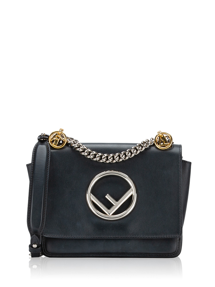 Century F is Fendi Kan I Small Shoulder Bag Nero