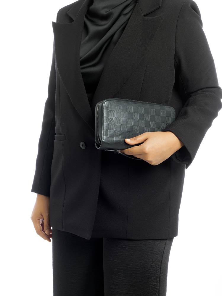 Damier Infini XL Zippy Onyx