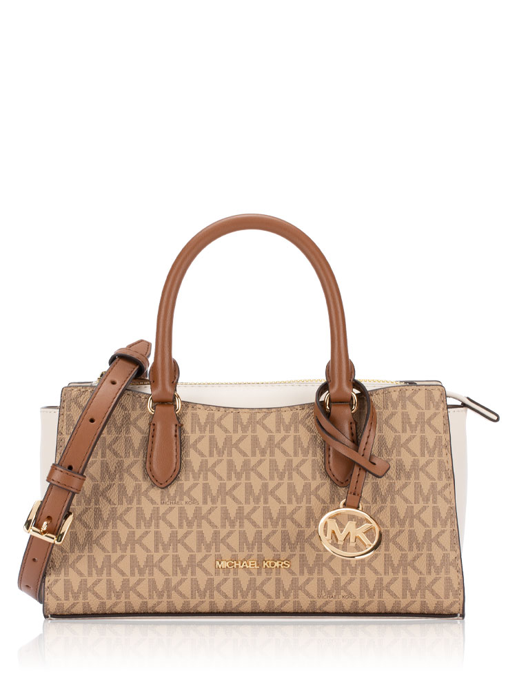 Signature Arden Colorblock Small Messenger Camel Multi
