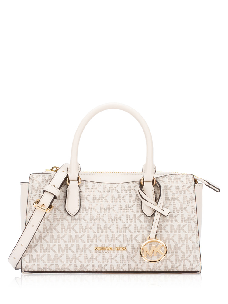 Signature Arden Colorblock Small Messenger Light Cream Multi