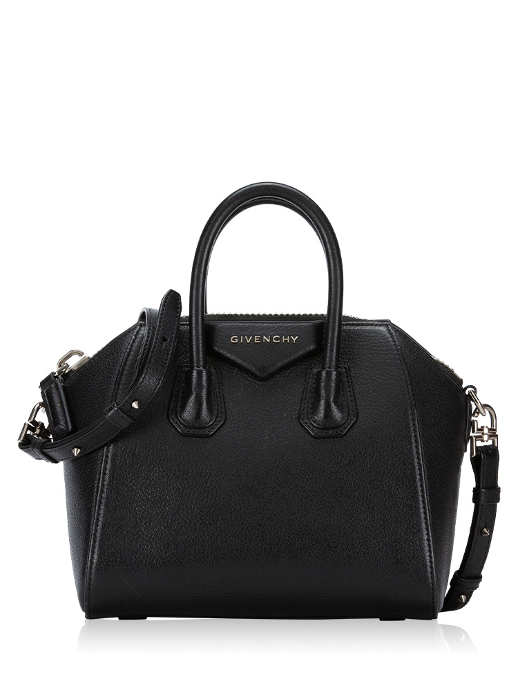 Sugar Goatskin Mini Antigona Black