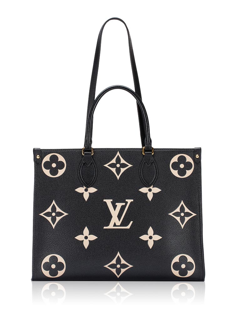 Monogram Empreinte Bicolor Onthego MM Black Beige